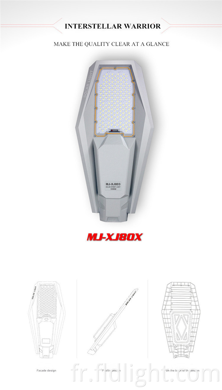 Integrated die casting aluminum smd olar led street light